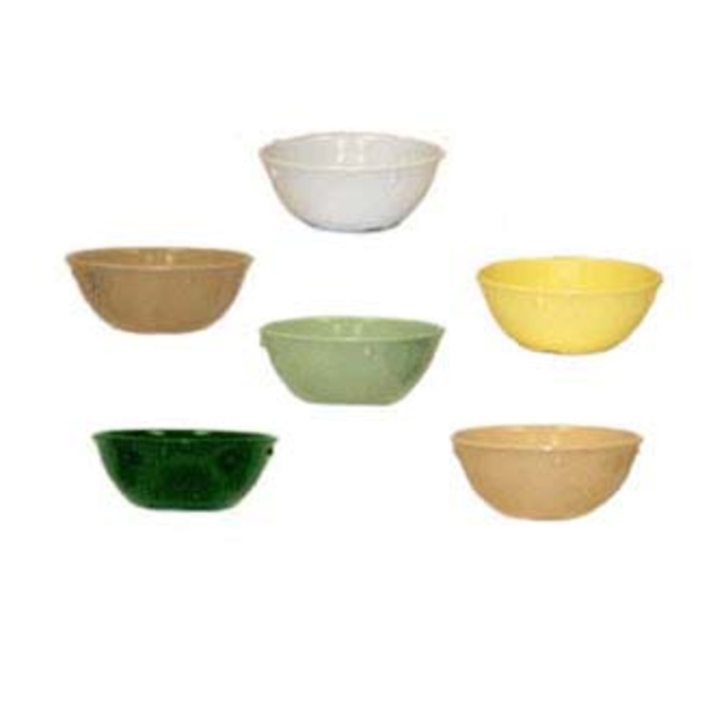 GET DN-310-T SuperMel Melamine Stackable Narrow Rim Nappie Bowl 10 oz. - Tan - 48/Case