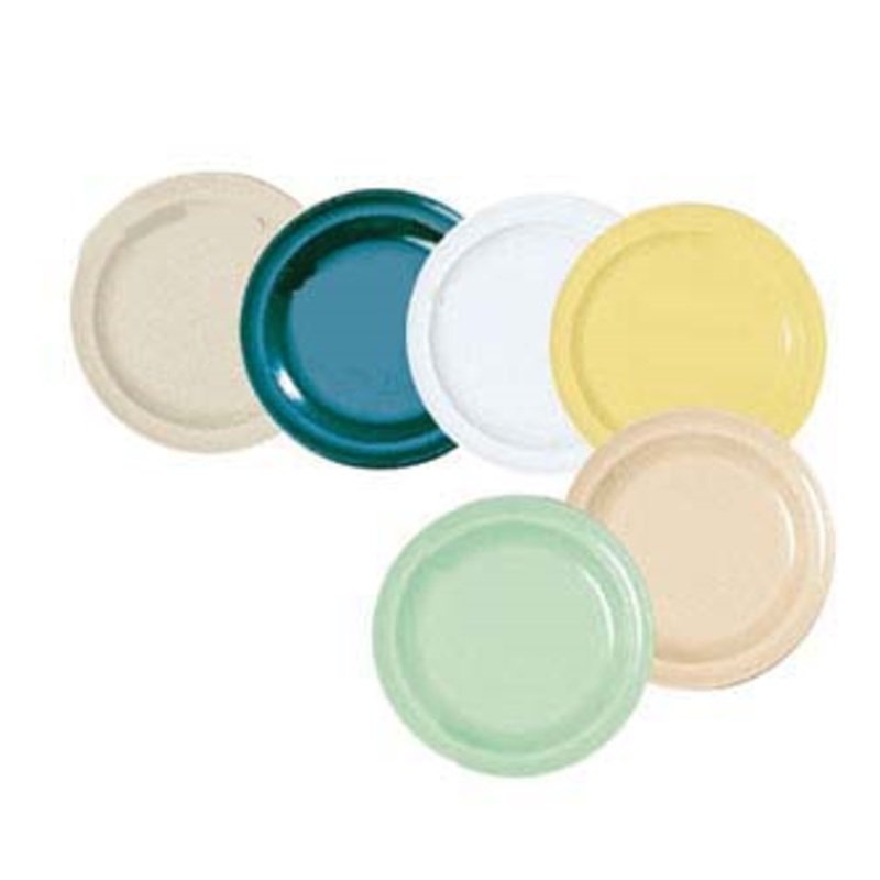 GET DP-507-T SuperMel Melamine Round Dessert Plate 7-1/4" - Tan - 24/Case