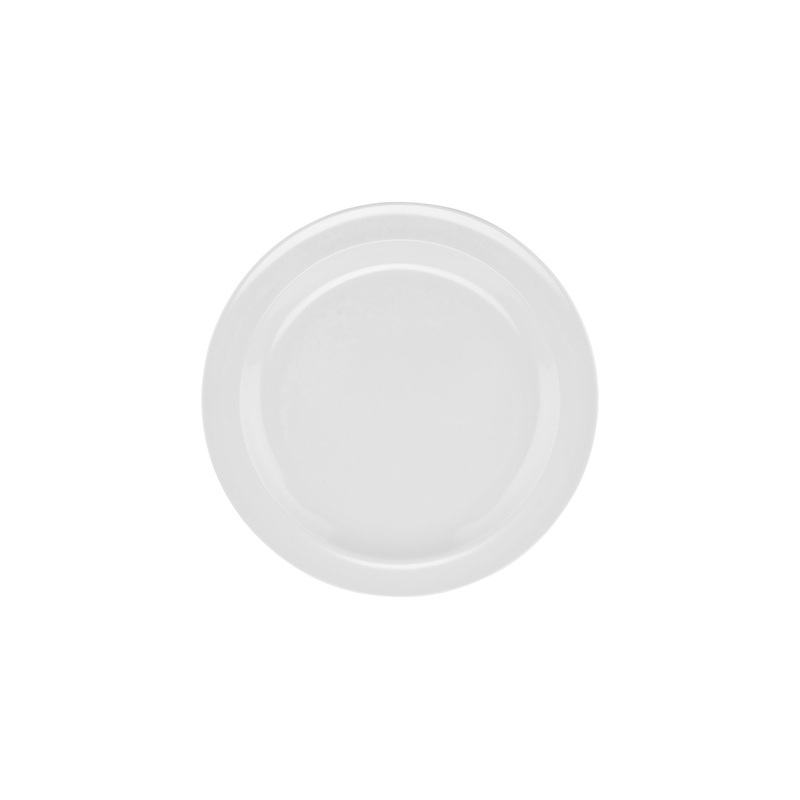 GET DP-507-W SuperMel Melamine Round Dessert Plate 7-1/4" - White - 24/Case