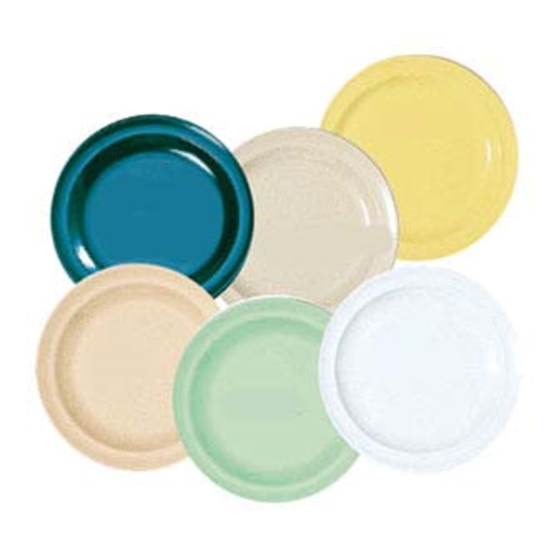 GET DP-509-T SuperMel Melamine Round Plate 9" - Tan - 24/Case