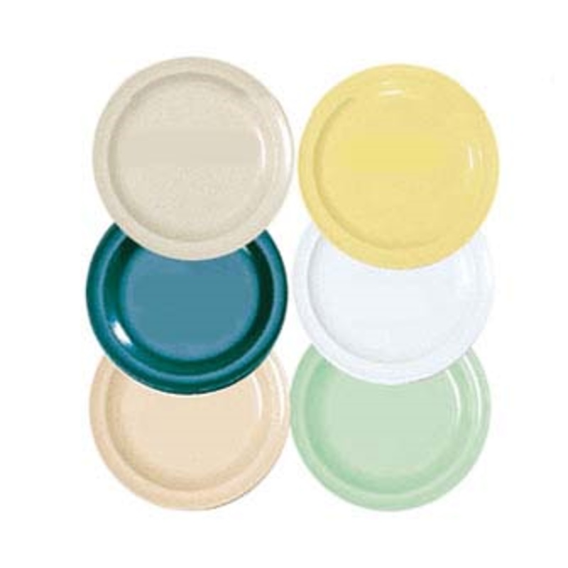 GET DP-510-T SuperMel Melamine Round Plate 10-1/4" - Tan - 24/Case