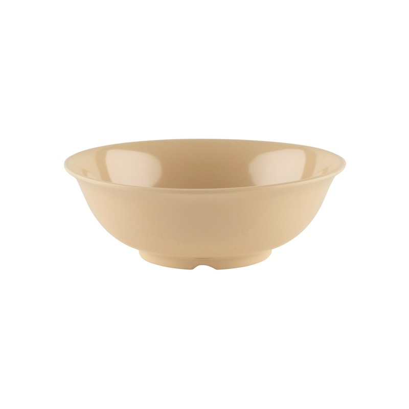 GET M-811-T SuperMel Melamine Narrow Rim Deep Bowl 32 oz. - Tan - 12/Case