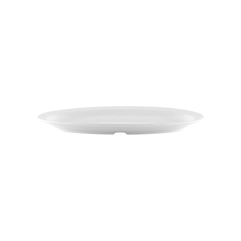GET OP-612-W SuperMel Melamine Oval Platter 11-3/4" x 8-1/4" - White - 24/cs