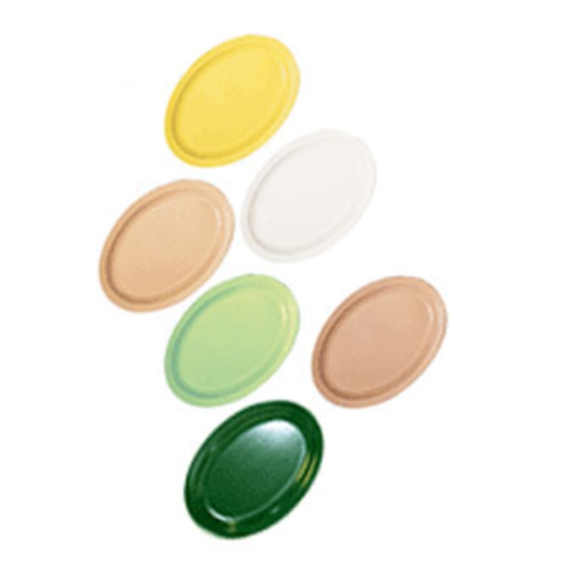 GET OP-614-T SuperMel Melamine Oval Platter 13-1/4" x 9-3/4" - Tan - 12/cs