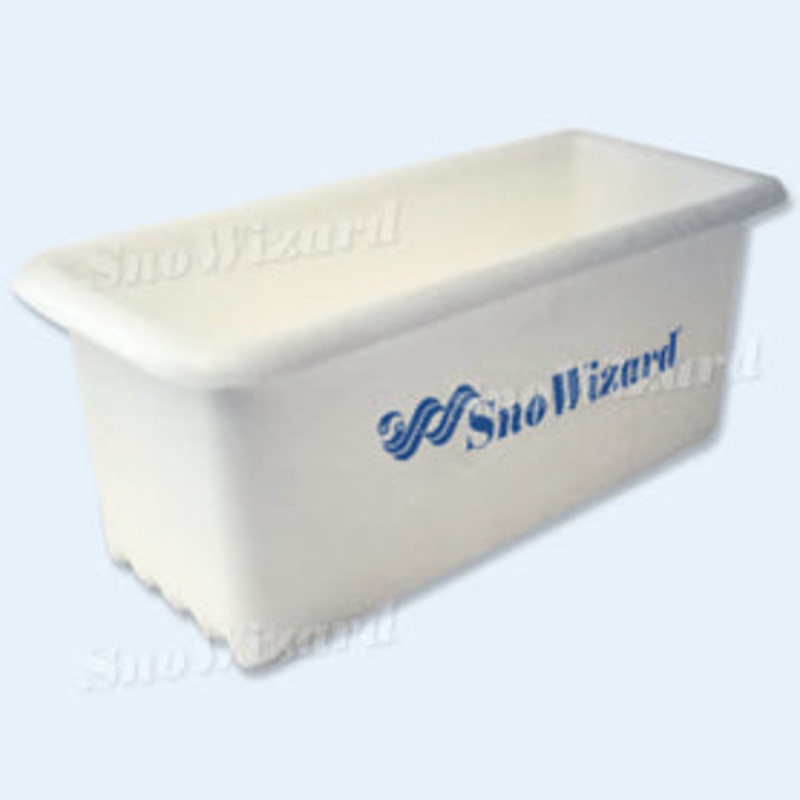 SnoWizard ICEMOLD Plastic Ice Mold for SnoBall Machine 16-1/2"L x 7-1/4"W x 6-3/4"D