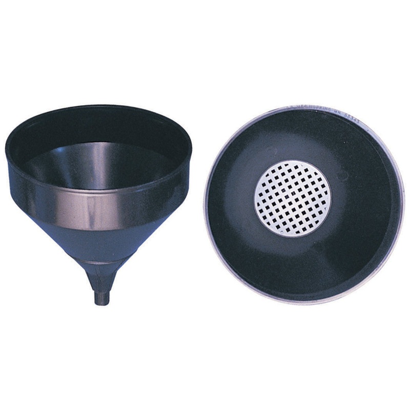 Spill-Stop 13-803 Plastic Drain Funnel with (1) Medium & (1) Coarse Screen Strainers 1-1/2 qt.