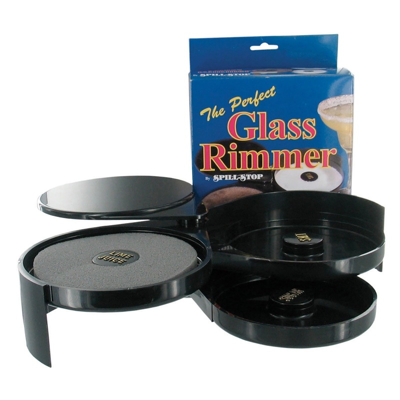 Spill-Stop 444-00 Plastic 3-Tier Margarita Glass Rimmer - Rims a 5-1/4" Glass