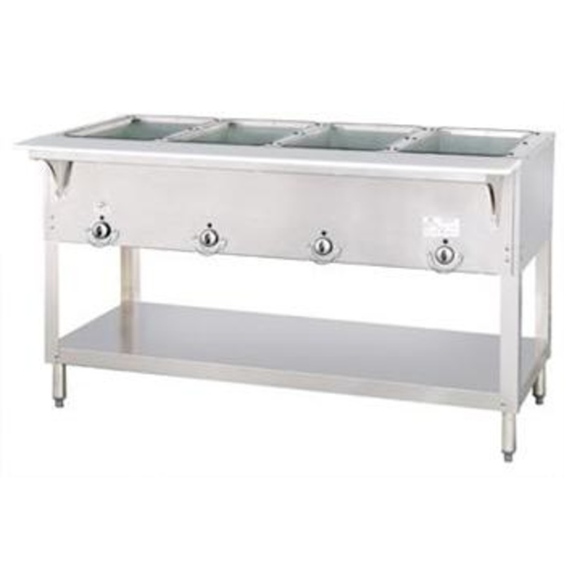 Duke E304 Aerohot 3-Well Electric Steam Table / Hot Food Station 59" - 240v