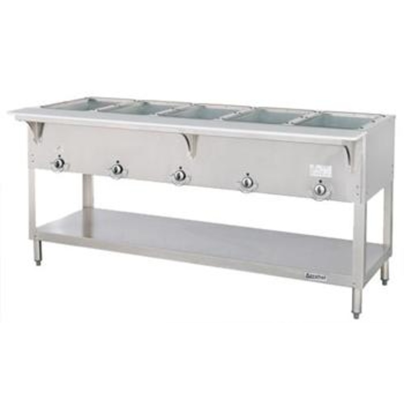 Duke E305 Aerohot 5-Well Electric Steam Table / Hot Food Station 73" - 240v