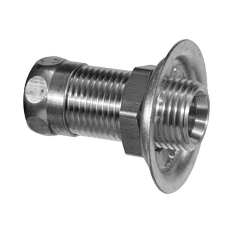 Fisher 2200-0000 Slip Joint Kit - Nipple with Locknut & Washer 1/2" x 1-1/4" - Faucet Part
