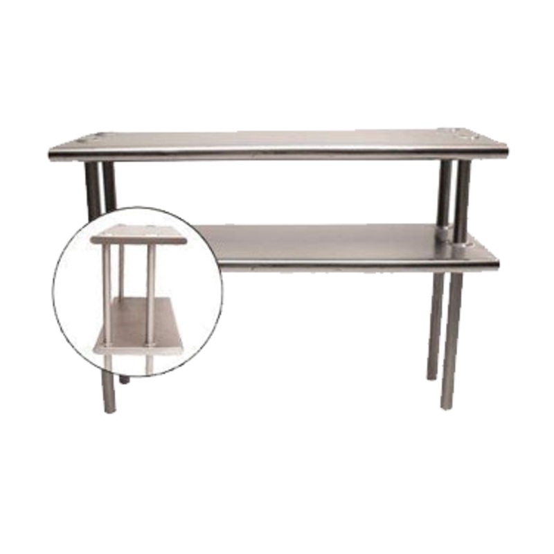 Jean's RS 1004-2 Jean's Four Hole Double Overshelf 63-1/4" x 10" x 24" H