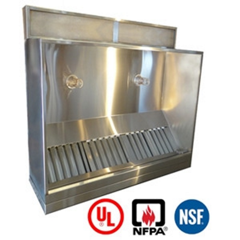 JRSVH4-P 4ft Jean's Canopy Vent Hood with Plenum