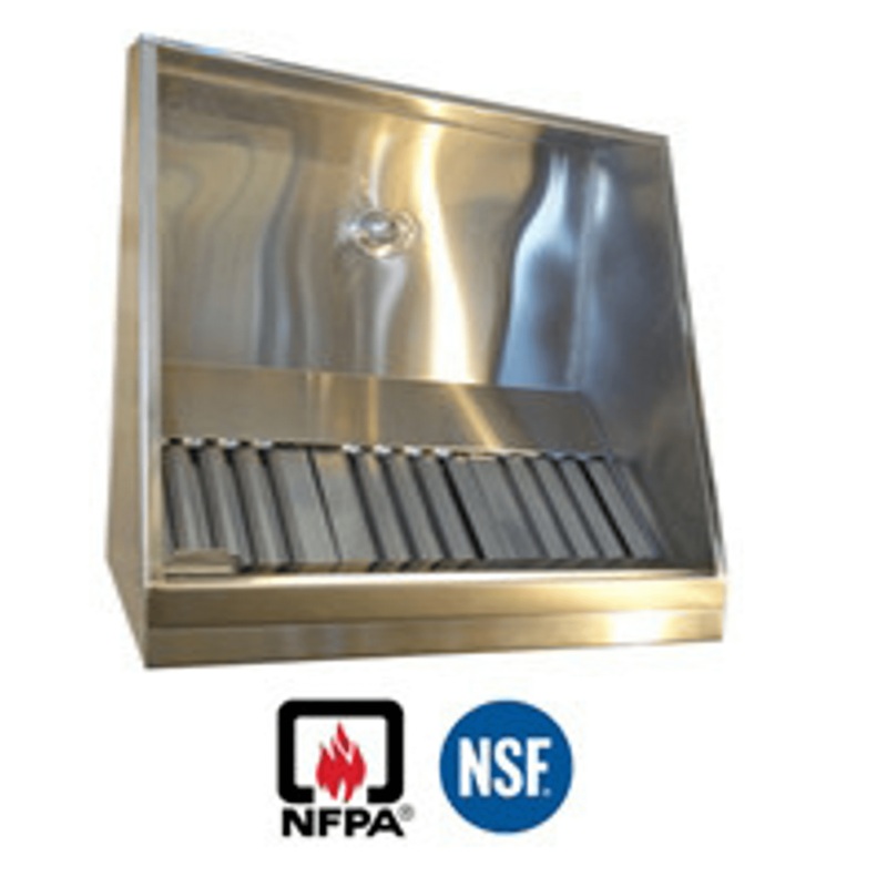 JRSVHSP8 8ft Jean's Shallow Front Vent Hood