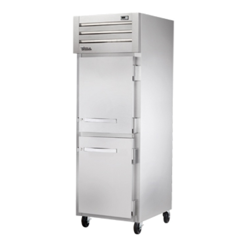 True STA1F-2HS-HC Spec Series 1-Section 2 Solid Half Door Reach-In Freezer 27" - 115v