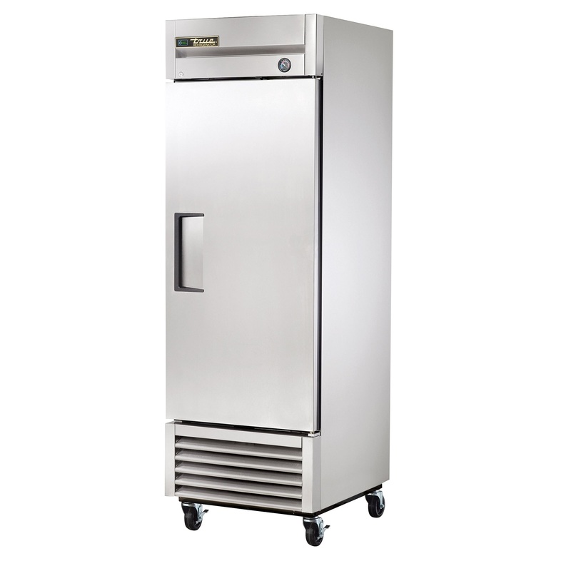 True T-23-HC 1-Section Right Hinged 1 Solid Swing Door Reach-In Refrigerator 27" - 19.5 cu. ft. - 115v