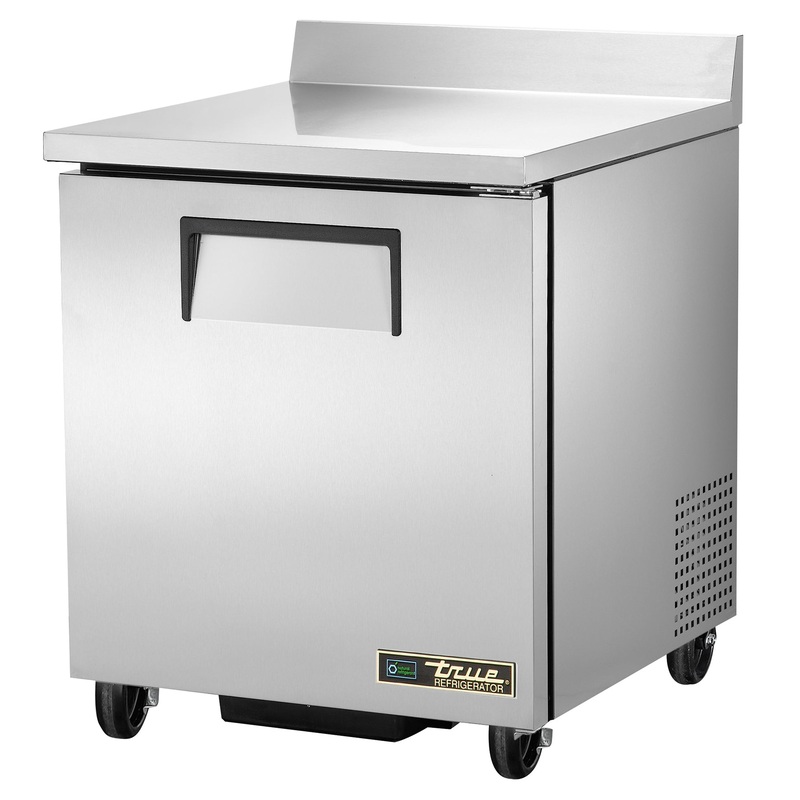 True TWT-27-HC 1-Section 1 Solid Door Worktop Refrigerator 27" - 115v