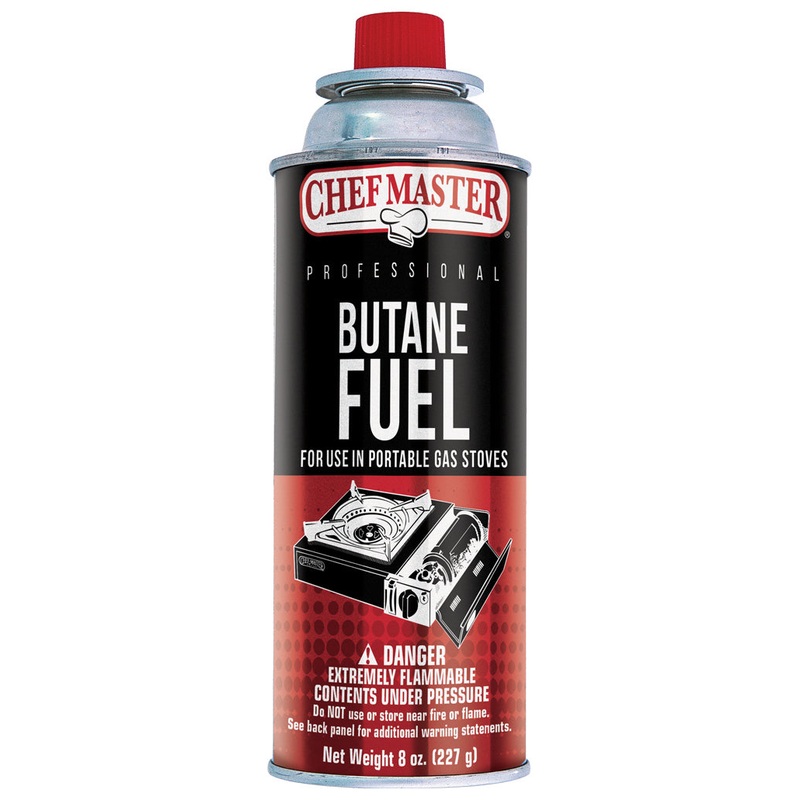 Chef Master 40062 (BF-1010) Butane Fuel 8 oz. Can  (not available for shipment, in store purchase only)