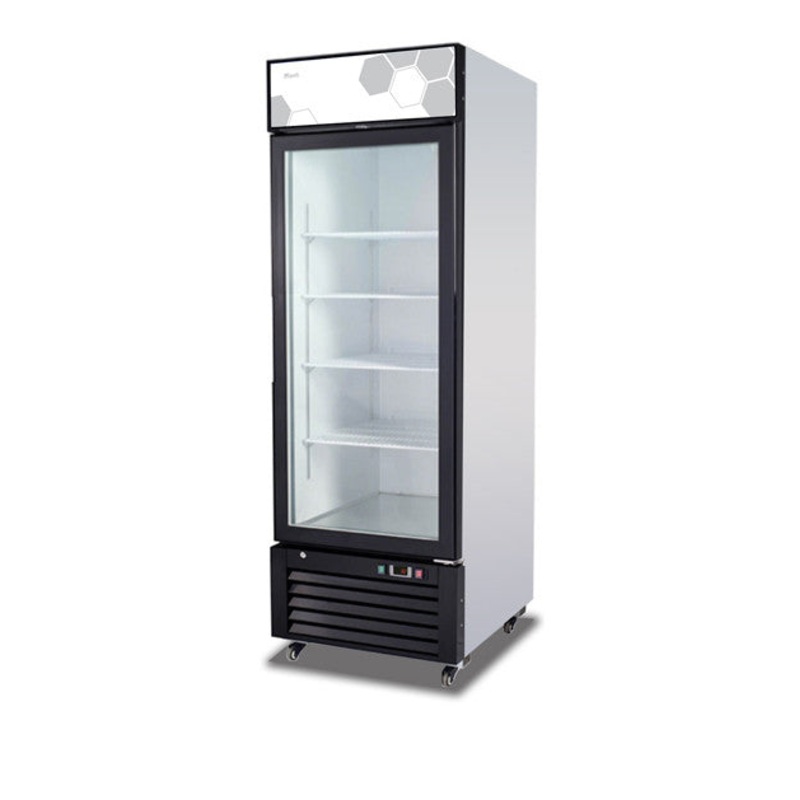 Migali C-23FM-HC Competitor Series 1 Glass Swing Door Merchandiser Freezer with LED Lighting 24" - 12 cu. ft.