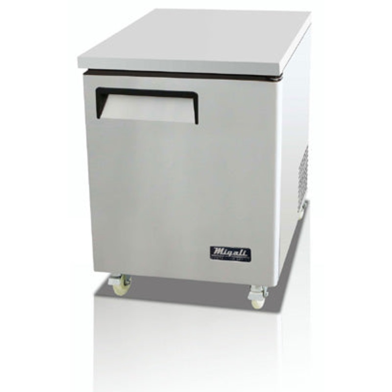 Migali C-U27R-HC Competitor Series 1 Solid Door Undercounter / Worktop Refrigerator 27" - 6.5 cu. ft.
