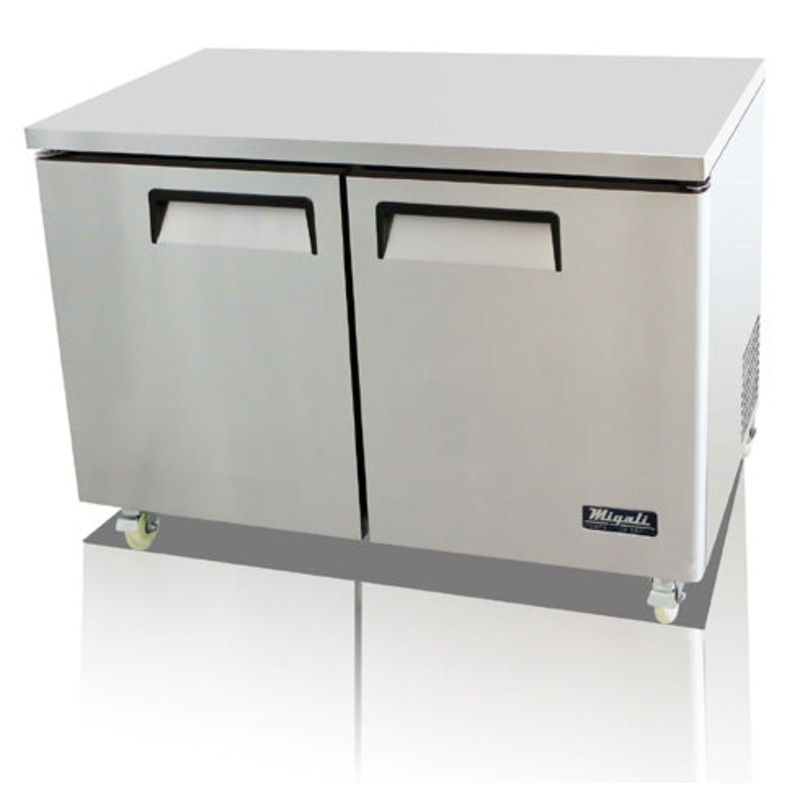 Migali C-U60F-HC Competitor Series 2 Solid Door Undercounter / Worktop Freezer 60" - 18.2 cu. ft.