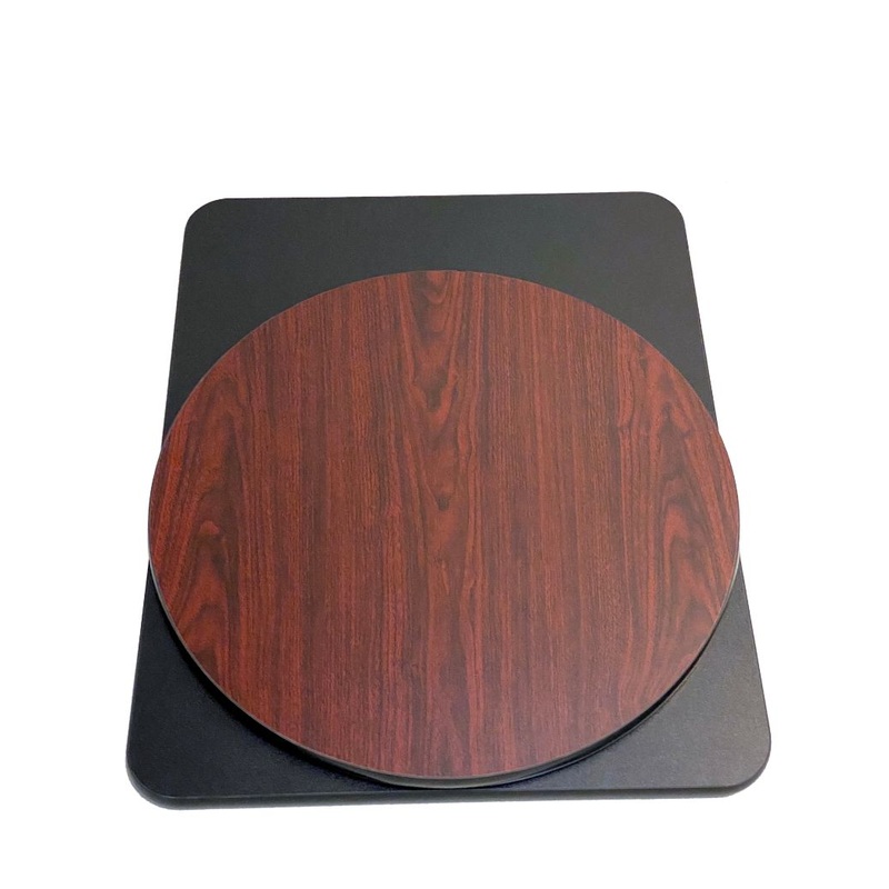 AAA Furniture Wholesale MBT3636 Reversible Square Table Top 36" x 36" - Mahogany/Black
