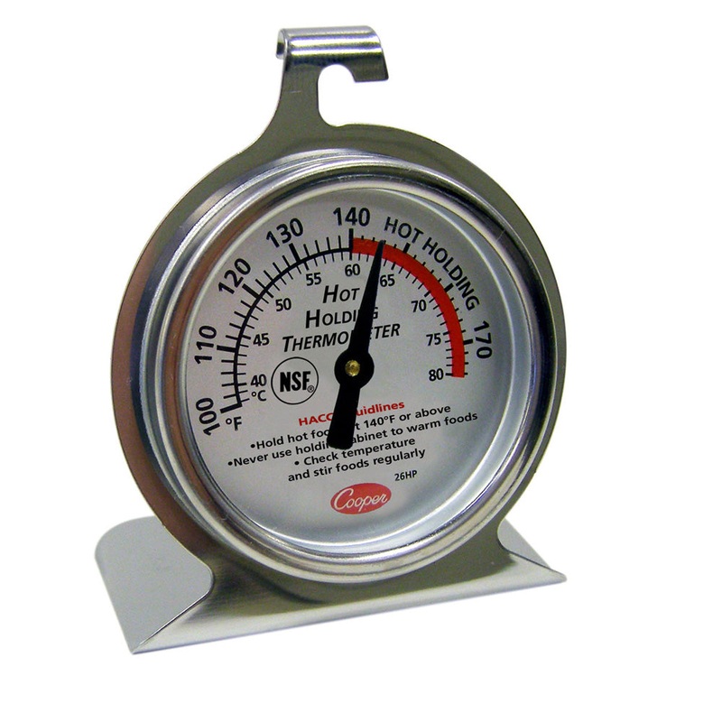Cooper-Atkins 26HP-01-1 HACCP Dial Proofing Holding Cabinet Thermometer - (100 to 175 Deg. F)