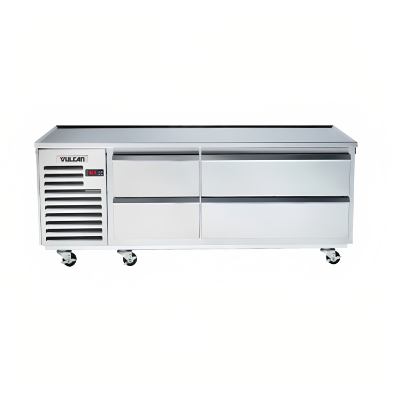 Vulcan ARS84 Achiever Self-Contained 4 Drawer Refrigerated Chef Base 84"
