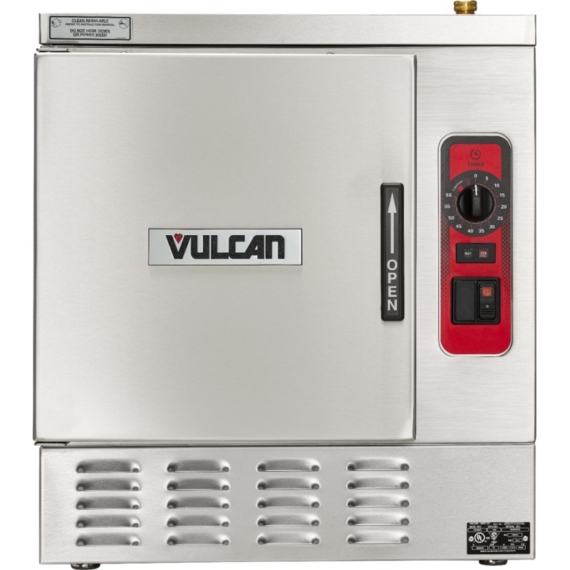 Vulcan C24EA5-LWE Electric Low Water Countertop Convection Steamer w/ 5 Pan Capacity - 208v