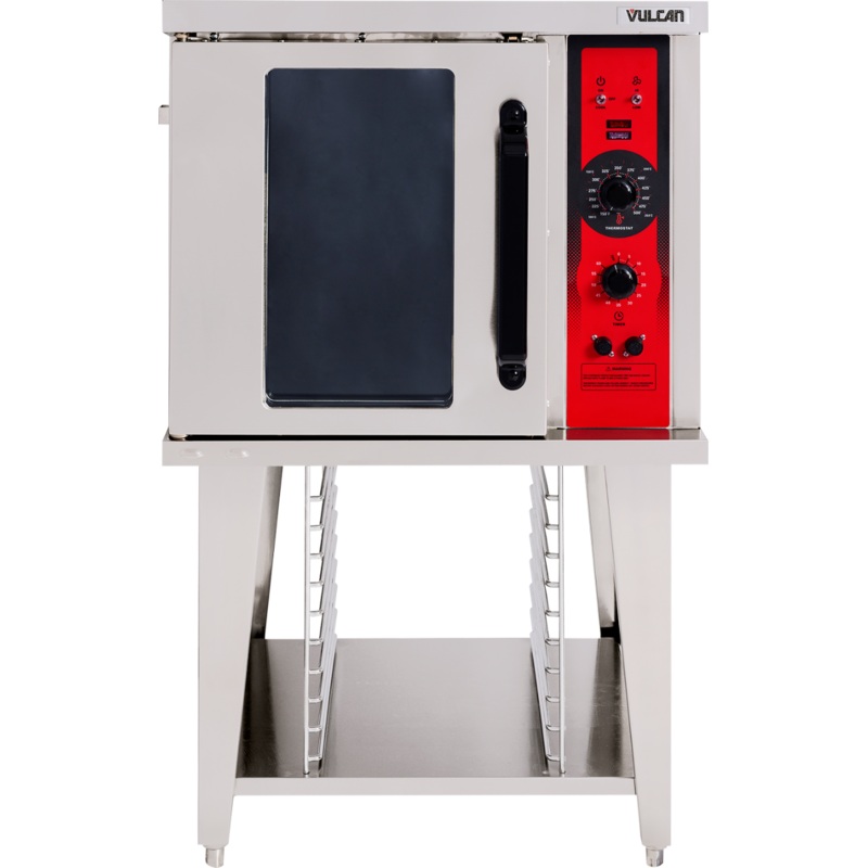 Vulcan ECO2D Single-Deck Half Size Electric Convection Oven with Solid State Controls - 208v/240v/1-3