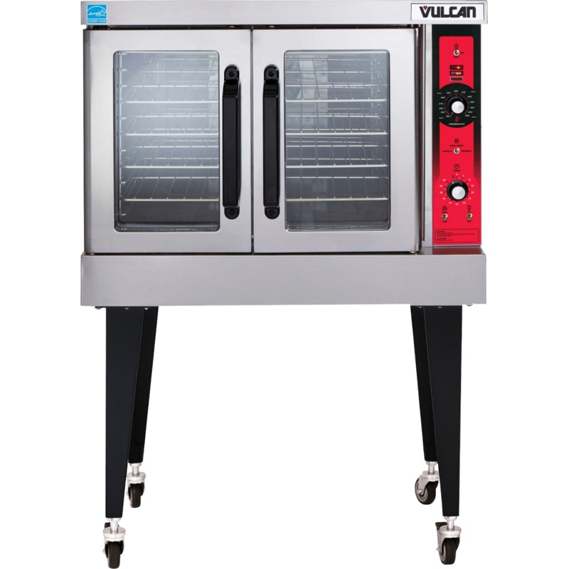 Vulcan SG4 Single-Deck Full Size Natural Gas Convection Oven with Solid State Controls 40" - 60,000 BTU