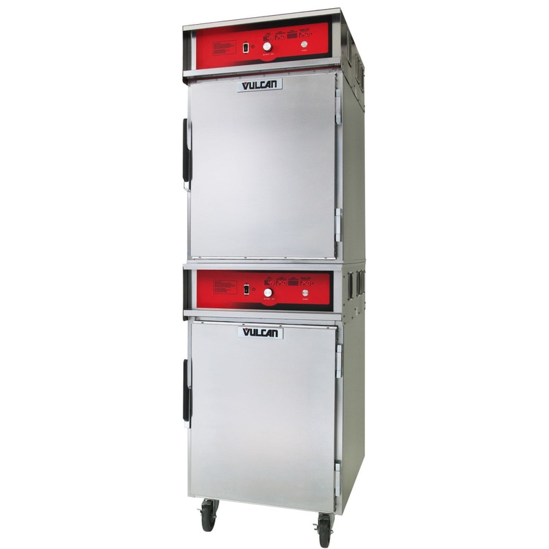 Vulcan VCH88 Double-Deck Full Height Cook and Hold Oven 82-1/4"H - Holds 16 Pans - 208/240v
