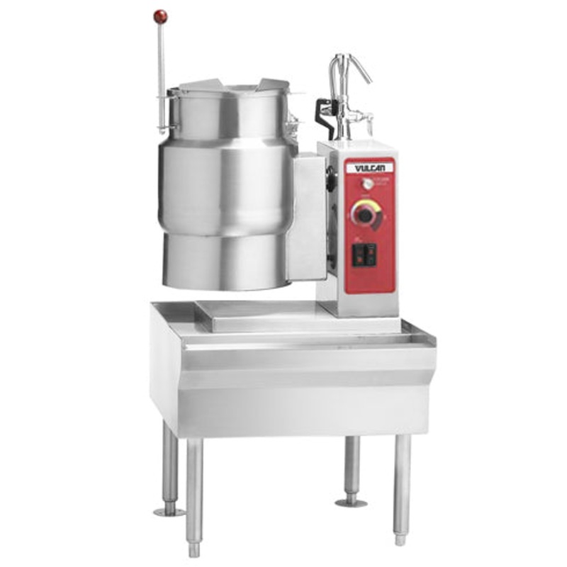 Vulcan VEKT26/6 Table 26"W with (1) Electric Tilting Kettle 6 Gal. - 208v/3ph, 7.5 kW