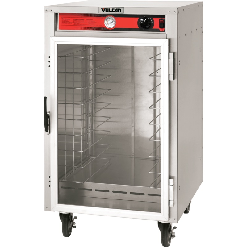 Vulcan VHFA9 Half Size Non-Insulated Heated Holding Cabinet 45"H - Holds 9 Pans - 120v