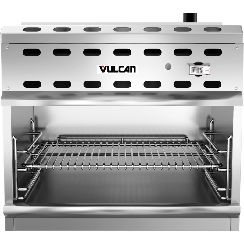Vulcan VICM24-P - Wall Mounted Cheesemelter with One Infrared Propane Gas Burner 24" - 20,000 BTU