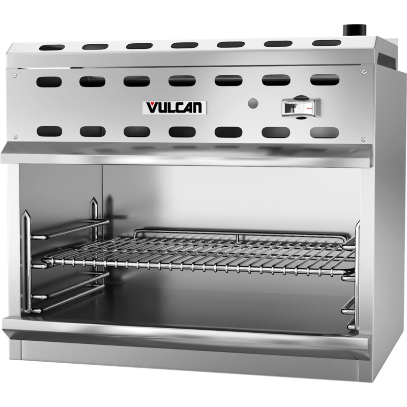 Vulcan VICM36 - Wall Mounted Cheesemelter with One Infrared Natural Gas Burner 36" - 30,000 BTU