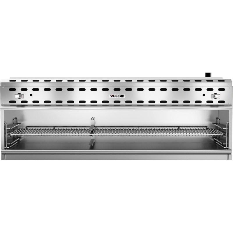 Vulcan VICM72 - Wall Mounted Cheesemelter with Two Infrared Natural Gas Burners 72" - 60,000 BTU