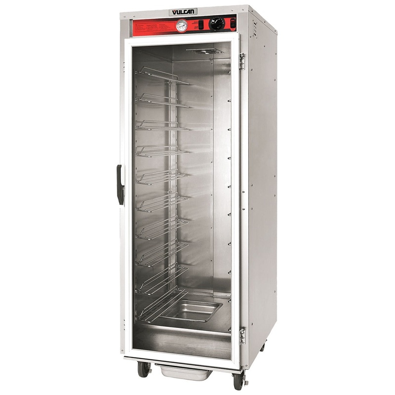 Vulcan VP18 Full Size Industrial Non-Insulated Heated Holding & Proofing Cabinet 71"H - 120v - Holds 18 Pans
