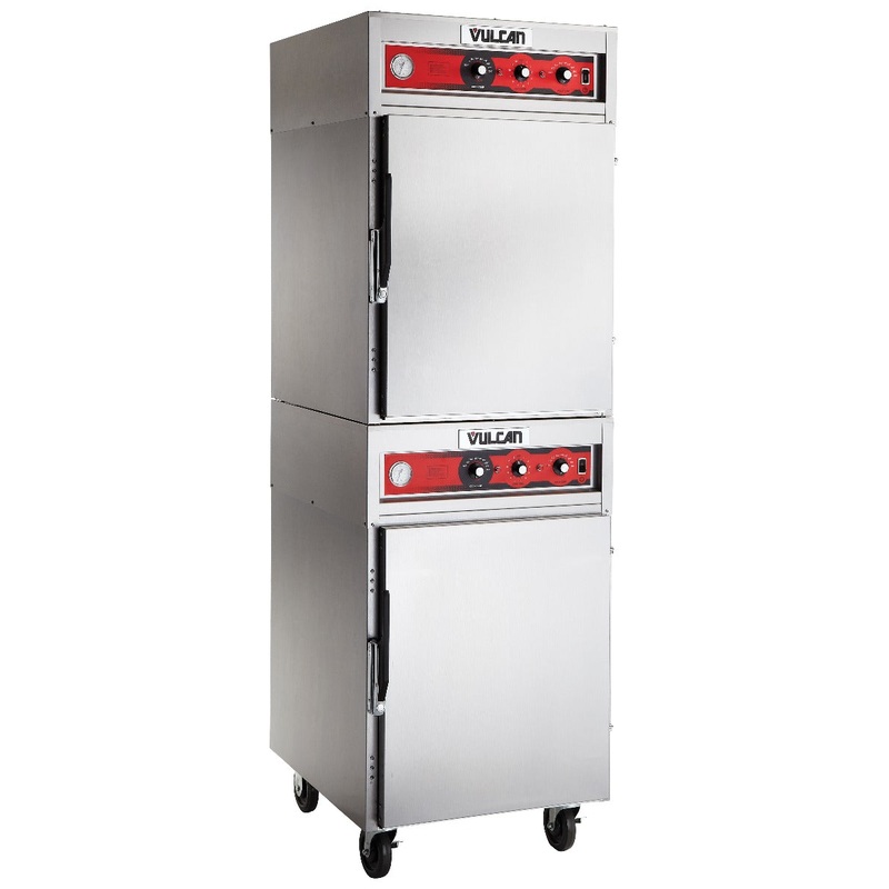 Vulcan VRH88 Double-Deck Full Height Cook and Hold Oven 79-1/2"H - Holds 16 Sheet Pans - 208/240v