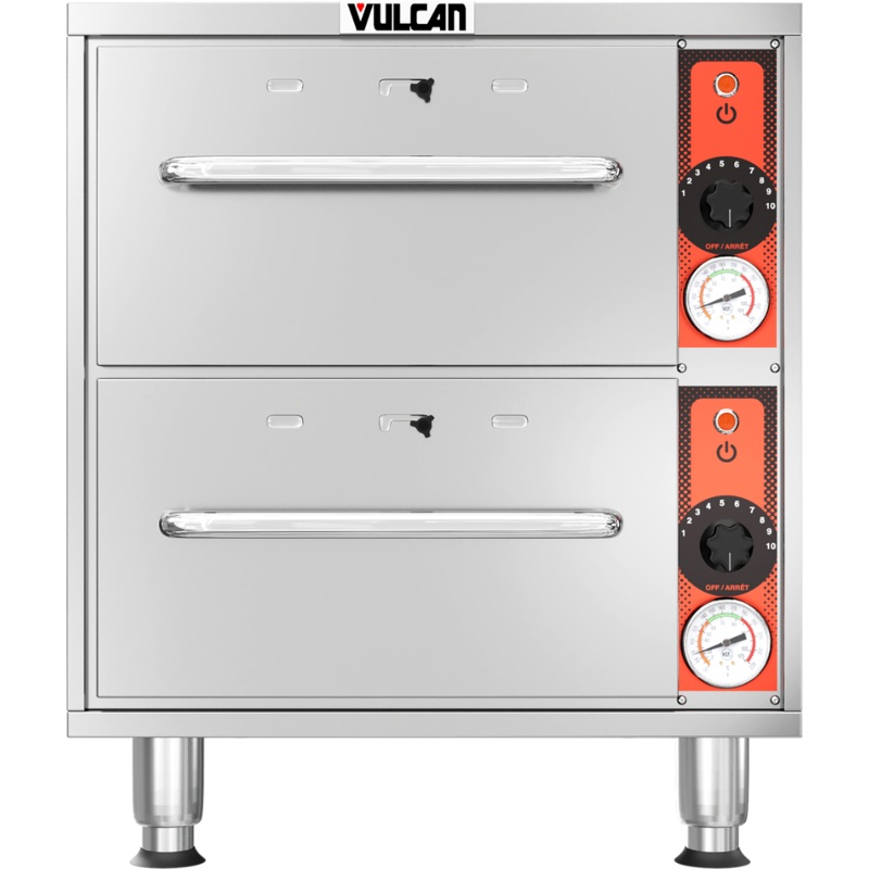 Vulcan VSL2 - Slim-Line Low Profile Freestanding 2 Drawer Warmer 20-1/2"H - 120v