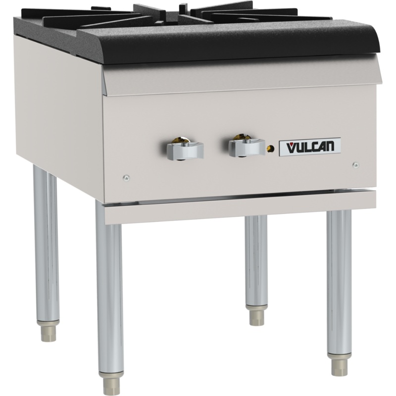Vulcan VSP100 Natural Gas Stock Pot Range with 1 Burner 18" - 110,000 BTU