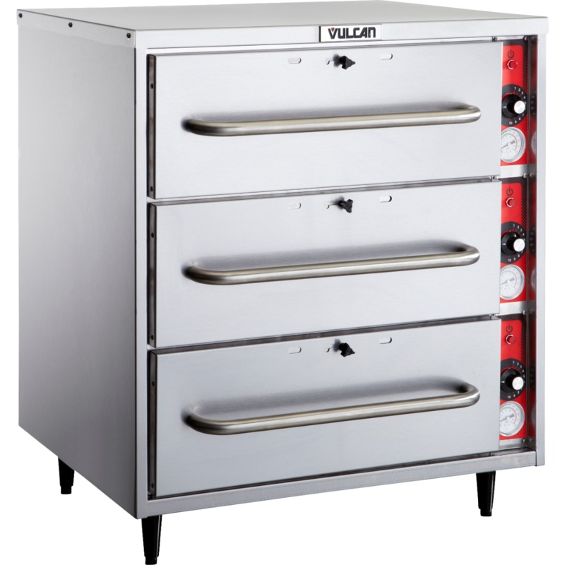 Vulcan VW3S Standard Freestanding 3 Drawer Warmer 33-3/4"H - 120v