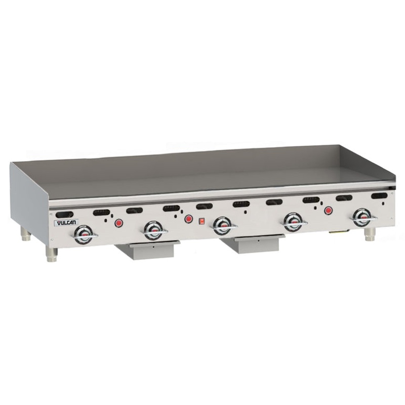 Vulcan 960RX Countertop Heavy Duty Gas Griddle w/ 5 Snap-Action Thermostatic Controls 60" NG - 135,000 BTU