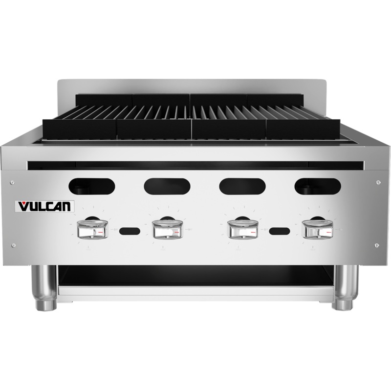 Vulcan SMOKER-VACB25 Achiever Smoker Base with One Wood Tray 25-1/8" - for VACB25 Charbroiler