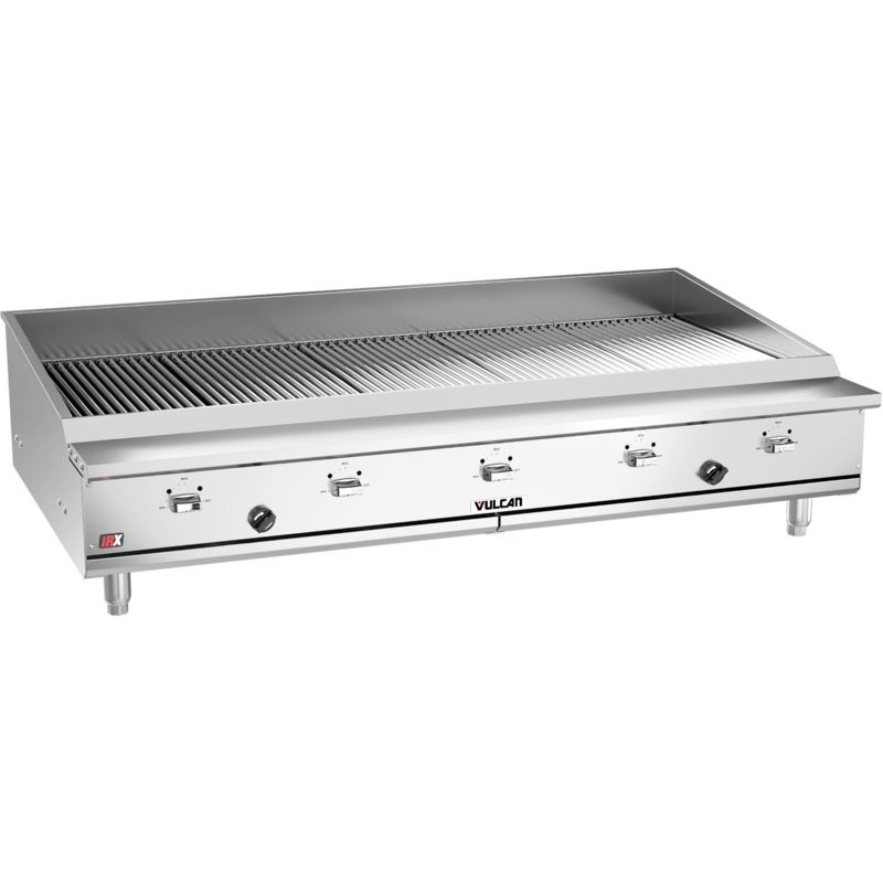 Vulcan VTEC60 - Countertop IRX Infrared Gas Charbroiler w/ 4 Burners 60" NG - 110,000 BTU